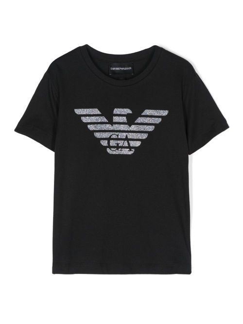 Logo-print cotton T-shirt - Black