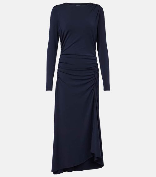Gathered midi dress