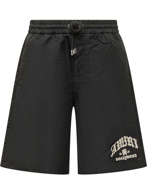 Mini Shorts with Front Embroidery