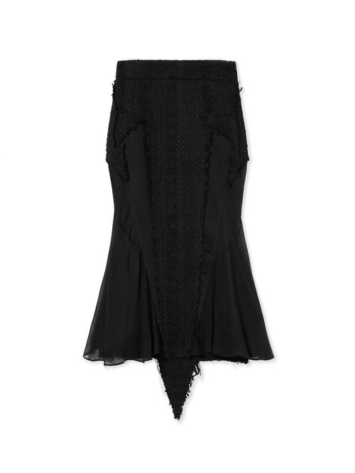 Tweed Star Skirt - Female Skirts & Shorts Black