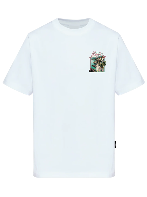 Magiri ur Mur Printed T-hirt in White - White