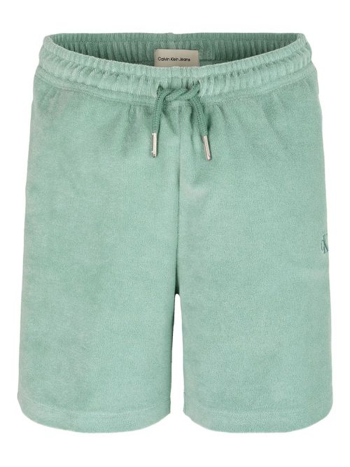 Calvin Klein Kids jersey track shorts - Green