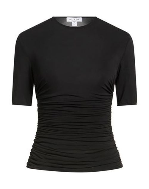 Alaïa Woman Top Black Size 6 Viscose, Elastane