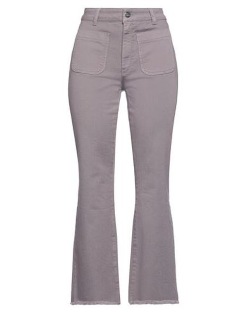 Woman Jeans Mauve Size 27 Cotton, Elastane