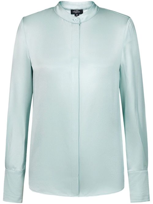 Year Of The Dragon silk shirt - Blue