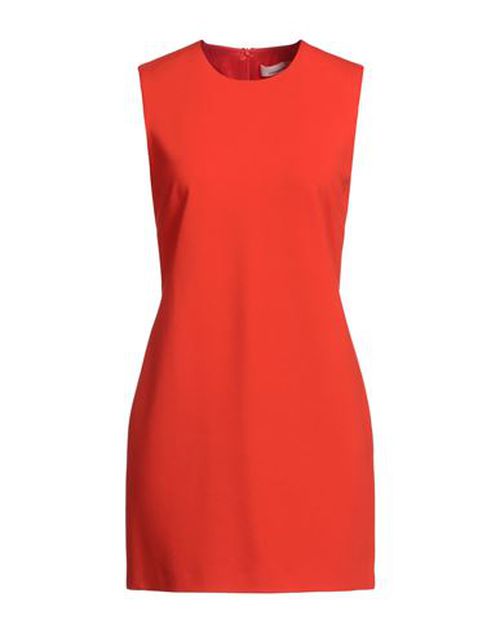 Woman Mini dress Tomato red Size 6 Viscose, Polyamide, Elastane
