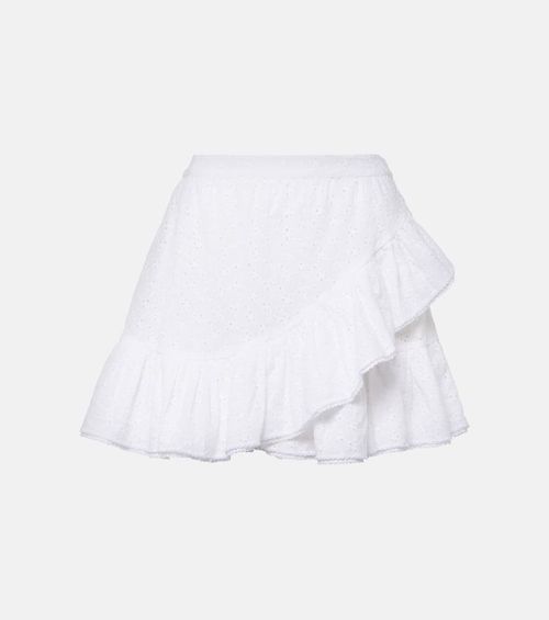 Bova broderie anglaise cotton miniskirt