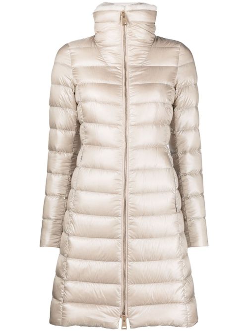 Quilted hooded jacket - Neutrals