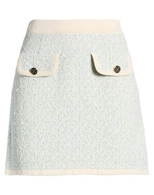 Woman Mini skirt Ivory Size 4 Cotton, Polyamide