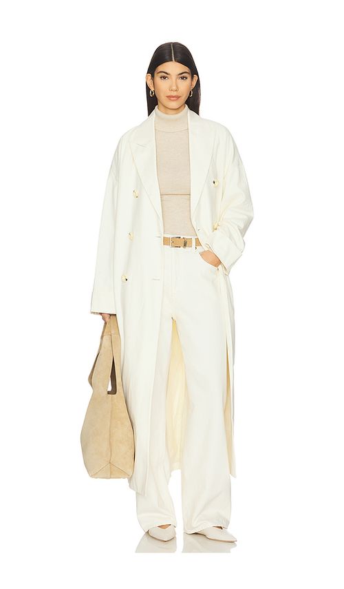 Sancia TRENCHCOAT ALORA in Cream. Größe XXL. Also in L, M