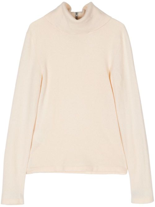 2002 roll-neck cashmere jumper - Neutrals