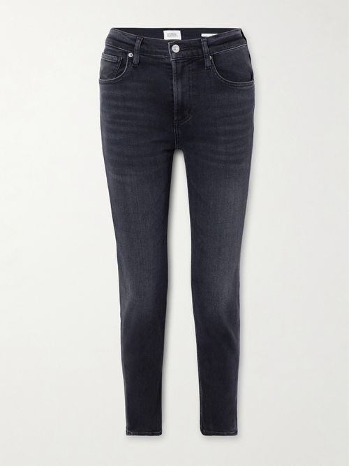 Isola Mid-rise Slim-leg Jeans - Black