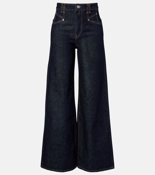 Lemony wide-leg jeans