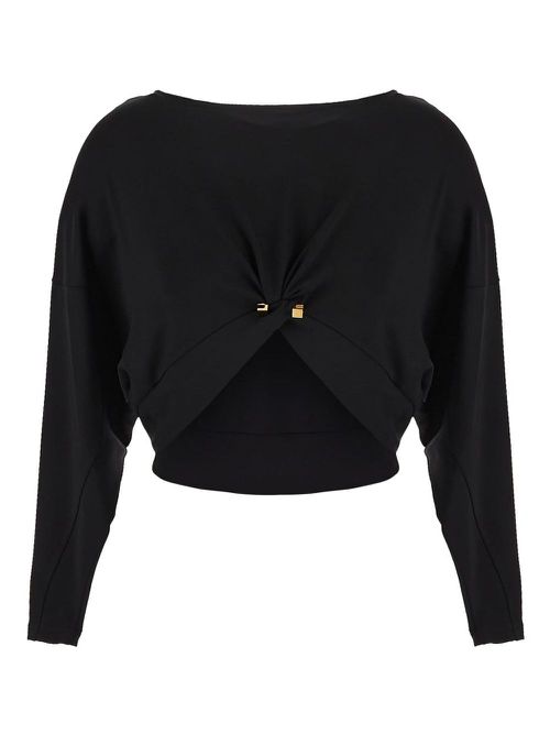 Elisabetta Franchi jersey top - Black