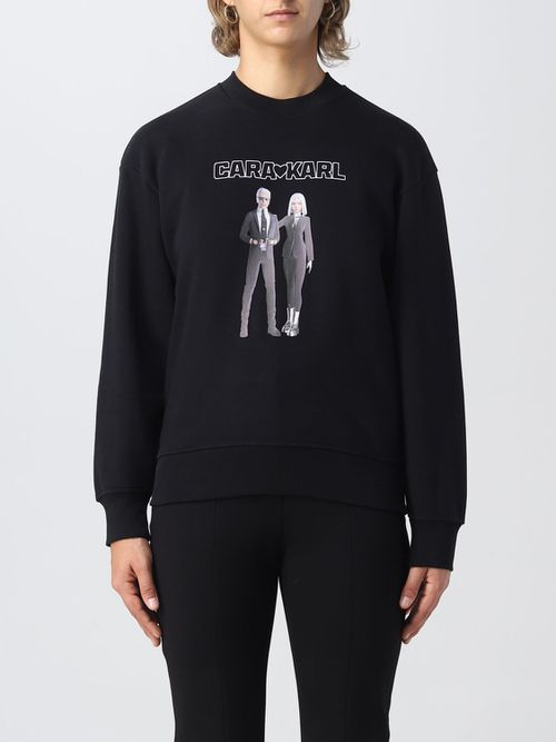 Sweatshirt Woman color Black