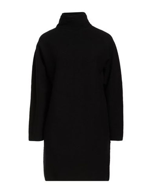 Woman Mini dress Black Size 10 Wool, Polyester