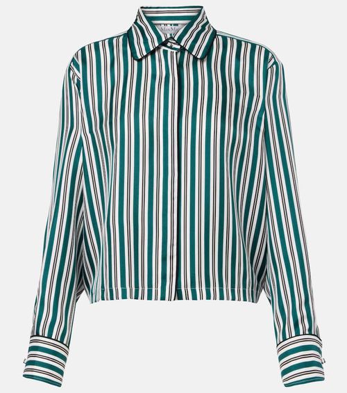 Brama striped silk shirt
