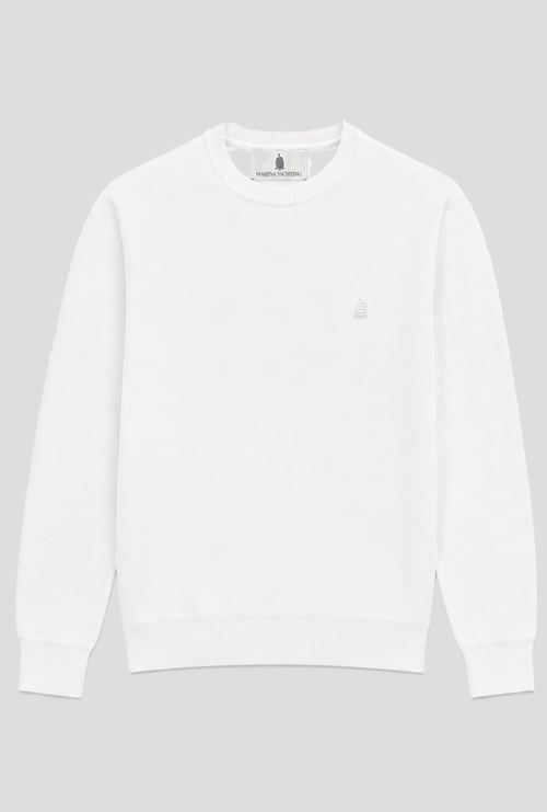 Knitted man white