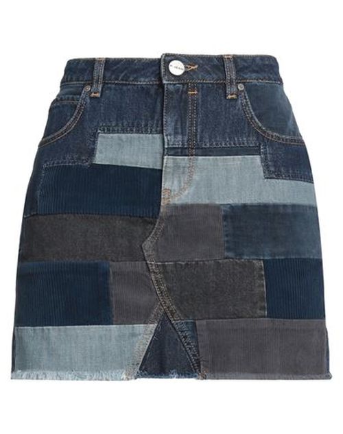 P_jean Woman Denim skirt Blue Size 25 Cotton, Elastane