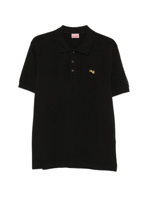 Tiger-Patch Polo Shirt