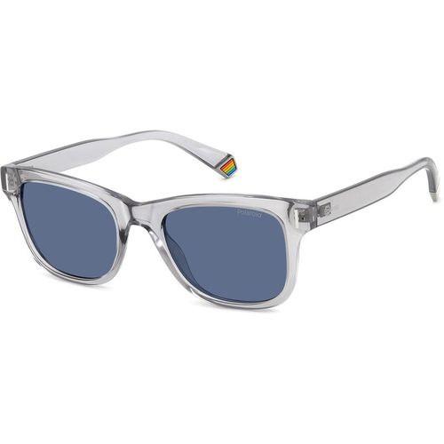 Polaroid Unisex Polaroid PLD 6206/S /C3 Sunglasses Polycarbonate Grey Blue Squared Polarized