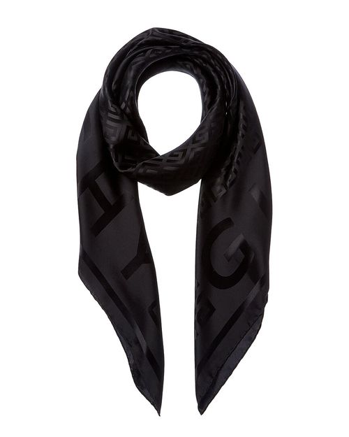 Givenchy Logo Silk Scarf