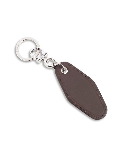 Vintage Leather Hotel Style Keychain