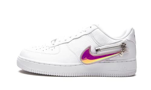 Nike Mens Air Force 1 '07 PRM CW6558 100 Zip Swoosh White