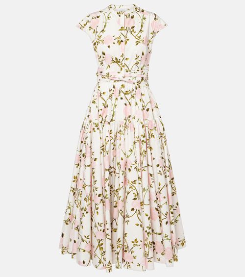 Floral cotton gown