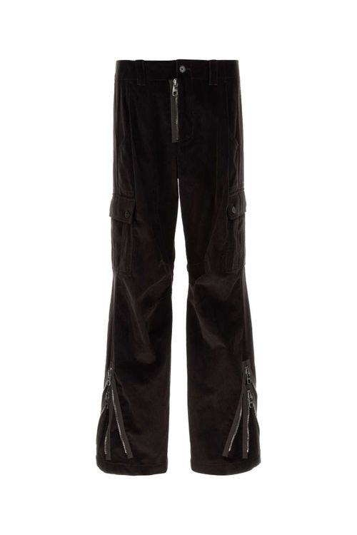 Corduroy Cargo Cargo Pants — Brown