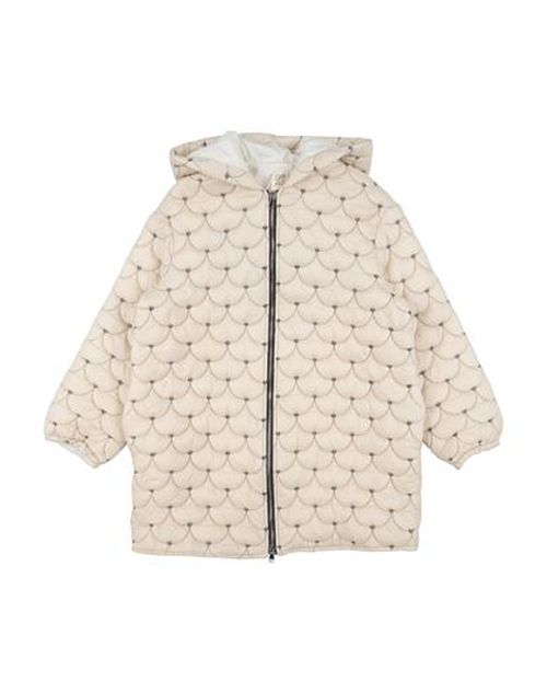 Caffé D'orzo Kid Girl Coat Beige Size 12 Polyester, Polyamide
