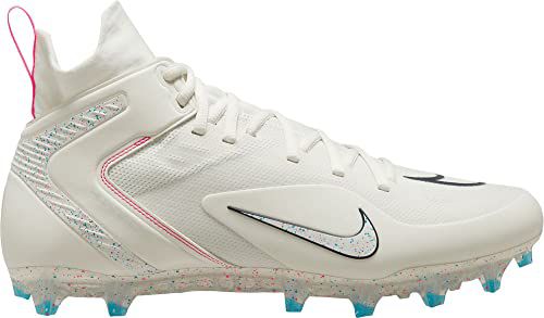Nike Alpha Huarache 8 Elite \'White Metallic Silver\' CW4440-100 size 15 Nike Alpha Huarache 8 Elite White Metallic Silver for Sale  main image 2