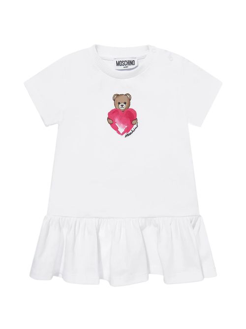 Mini Graphic Ruffled Hem Short Sleeve Crew Neck Tee