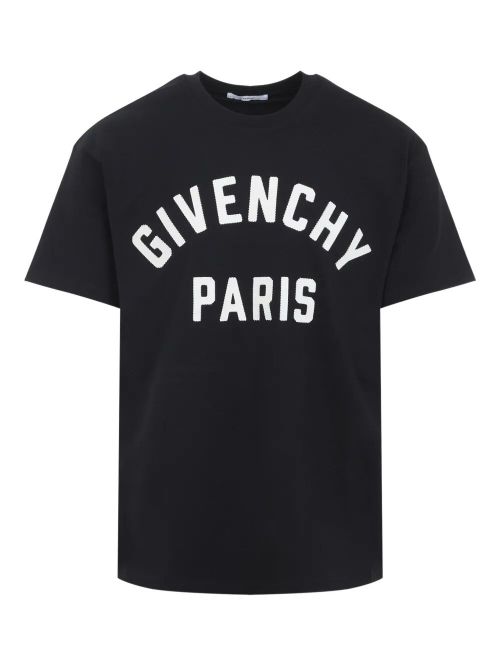 Paris Embroidery Cotton T-Shirt