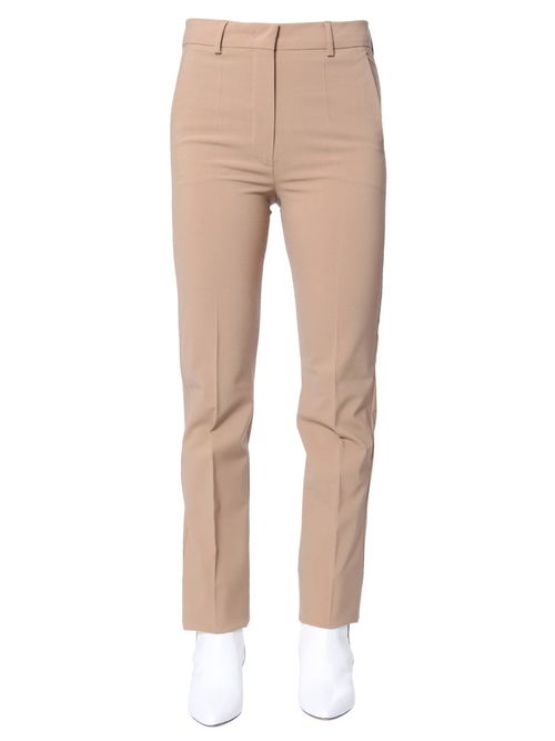 Sophisticated Women's Trousers with Zip and Hook Closure