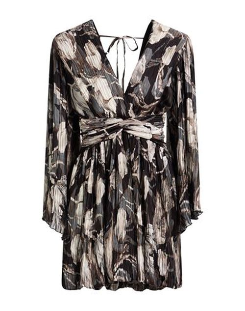 Woman Mini dress Black Size 8 Polyamide