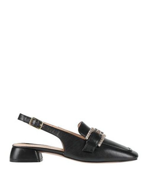 Woman Pumps Black Size 10 Leather