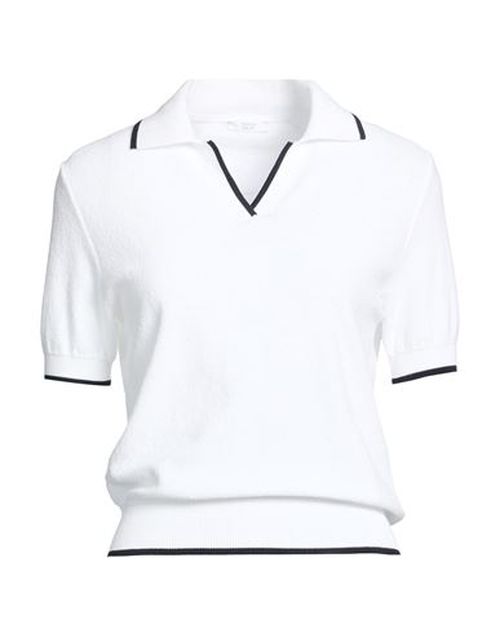 Easy Woman Sweater White Size 10 Cotton, Polyamide