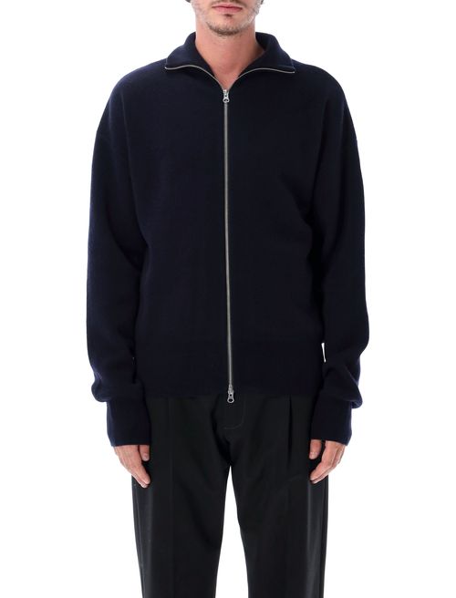 Zip Front Cashmere Sweater