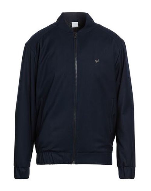 Man Jacket Midnight blue Size M Polyester, Viscose, Lyocell