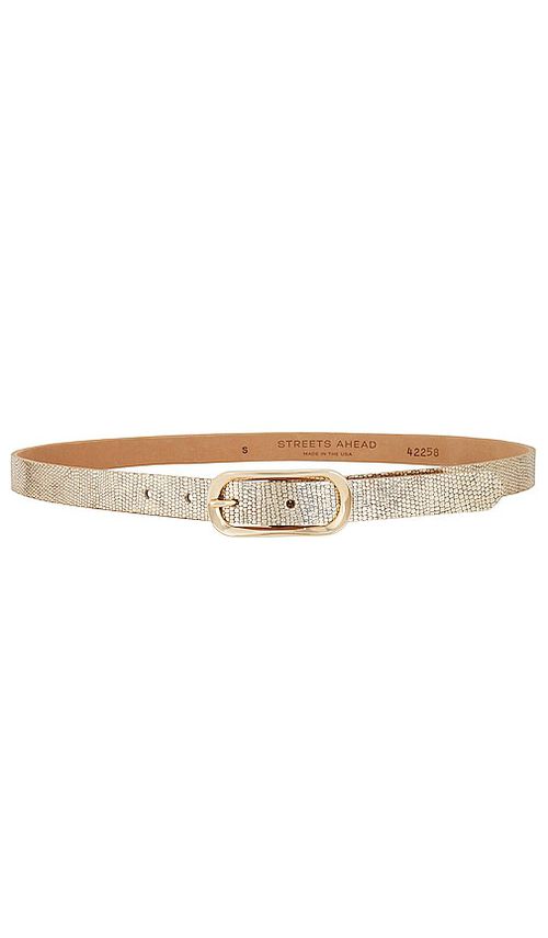Streets Ahead CEINTURE en Metallic Gold.  L. Also en
