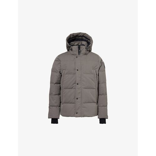 Mens Coastal Grey Wyndham Brand-patch Regular-fit Cotton-blend Jacket M