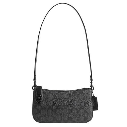 Coach Black Collection Coated Canvas Signature Penn