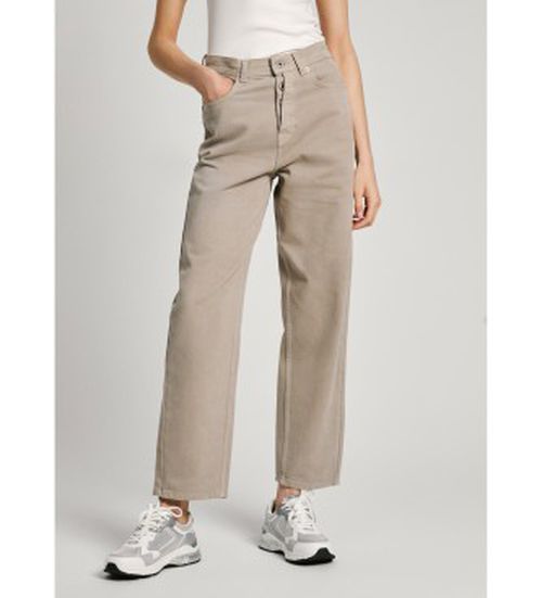 Pepe Jeans for woman. PL204739YH3 Jeans Barrel Uhw green (30/30), Casual, Denim, Organic Cotton, Sustainable