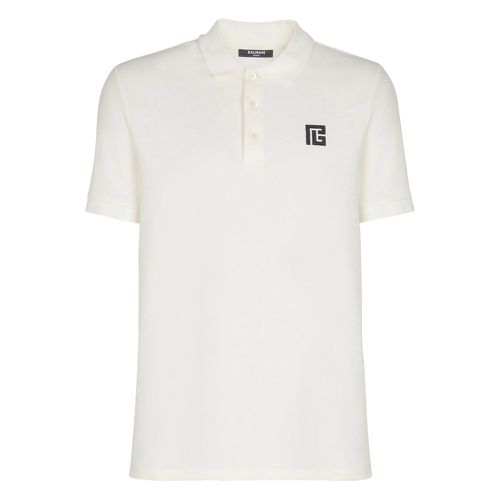 PB Logo-embroidered Cotton Polo Shirt