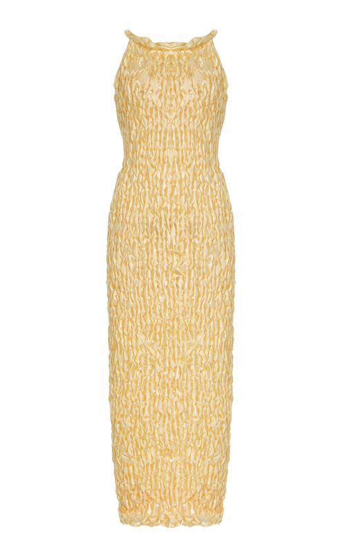 Hand-Knit Ribbon Gown