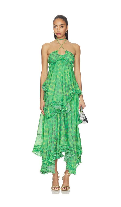 Alexis Sidi Dress in Green. - M also in L