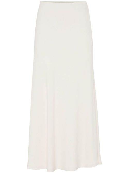 A-line maxi skirt - White