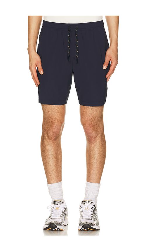 Rhone 7 Pursuit Short in Navy. L. Also in M, S, XL/1X, XXL/2X