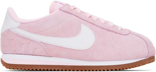 Nike Pink Cortez Vintage Suede Sneakers